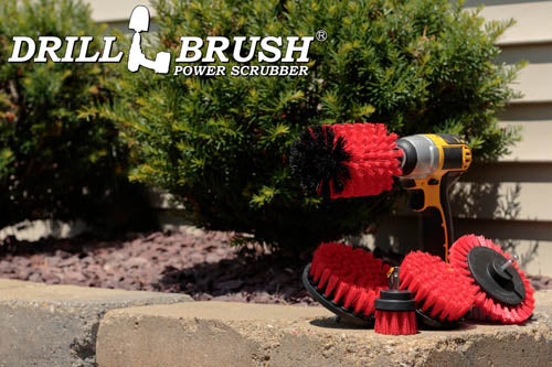 5in Flat Brush, 4in Flat Brush, 2in Short Brush, and Jumbo Original all in Stiff Red - Outdoor & Patio Cleaning Products | R-S-E542J-QC-DB - Image 7