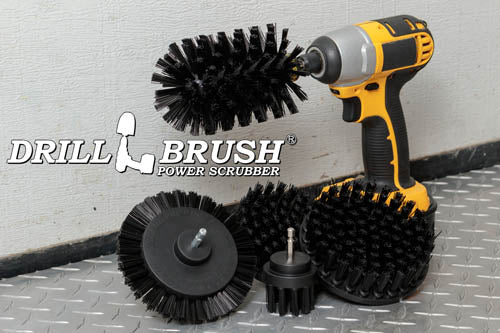 5in Flat Brush, 4in Flat Brush, 2in Short Brush, and Jumbo Original all in Ultra Stiff Black - Grill Cleaning Products | K-S-E542J-QC-DB - Image 7