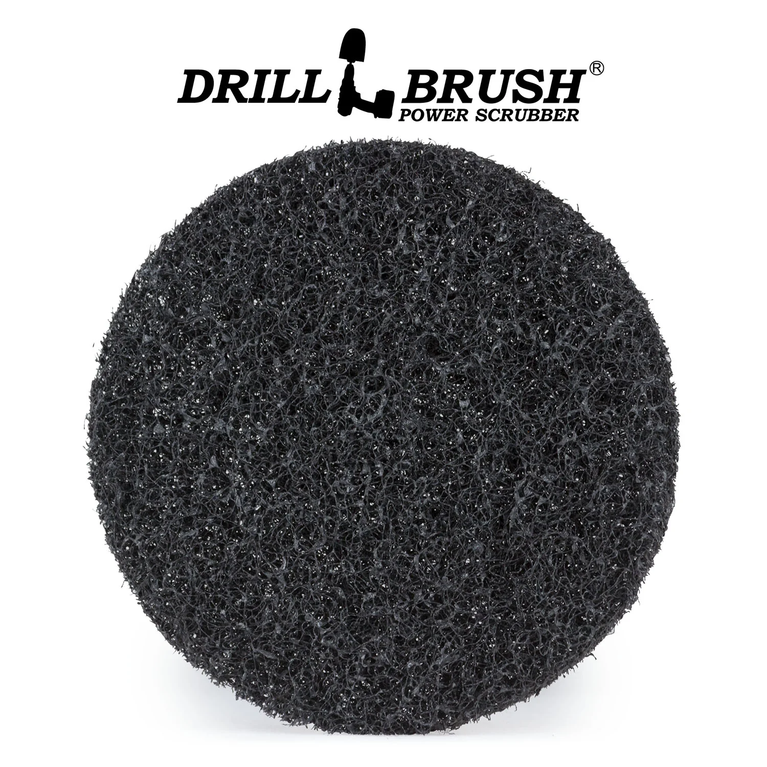 6in Black Scrubbing Pads Refill - Aggressive- Paint & Roofing Tar Removal | 6in-PK-refill-DB