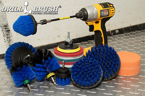 21-piece Blue Brush Kit - Medium Bristles | B-E542OMCS-P4-3WRB-2F-3V-5X-QC-DB - Image 8