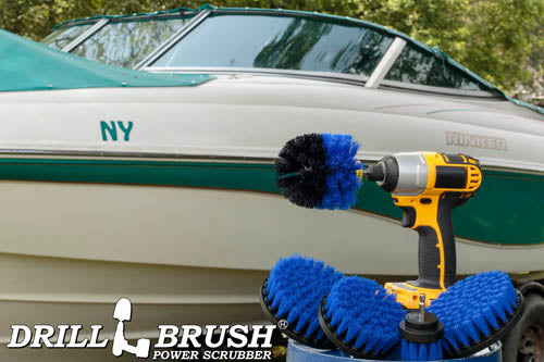 Original, 5in, 5in, 4in, & 2in Blue Brushes - Medium Bristles - Pool & Marine | B-S-5542O-QC-DB - Image 6