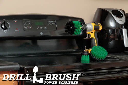 Original, 4in, & 2in-L Green Brushes - Medium Bristles - Kitchen & Appliance | G-4OS-2L-QC-DB - Image 6