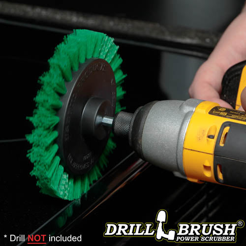 Green Edge Brush - Medium Stiffness - Wheel Shaped - Kitchen & Linoleum | E-S-G-QC-DB - Image 2