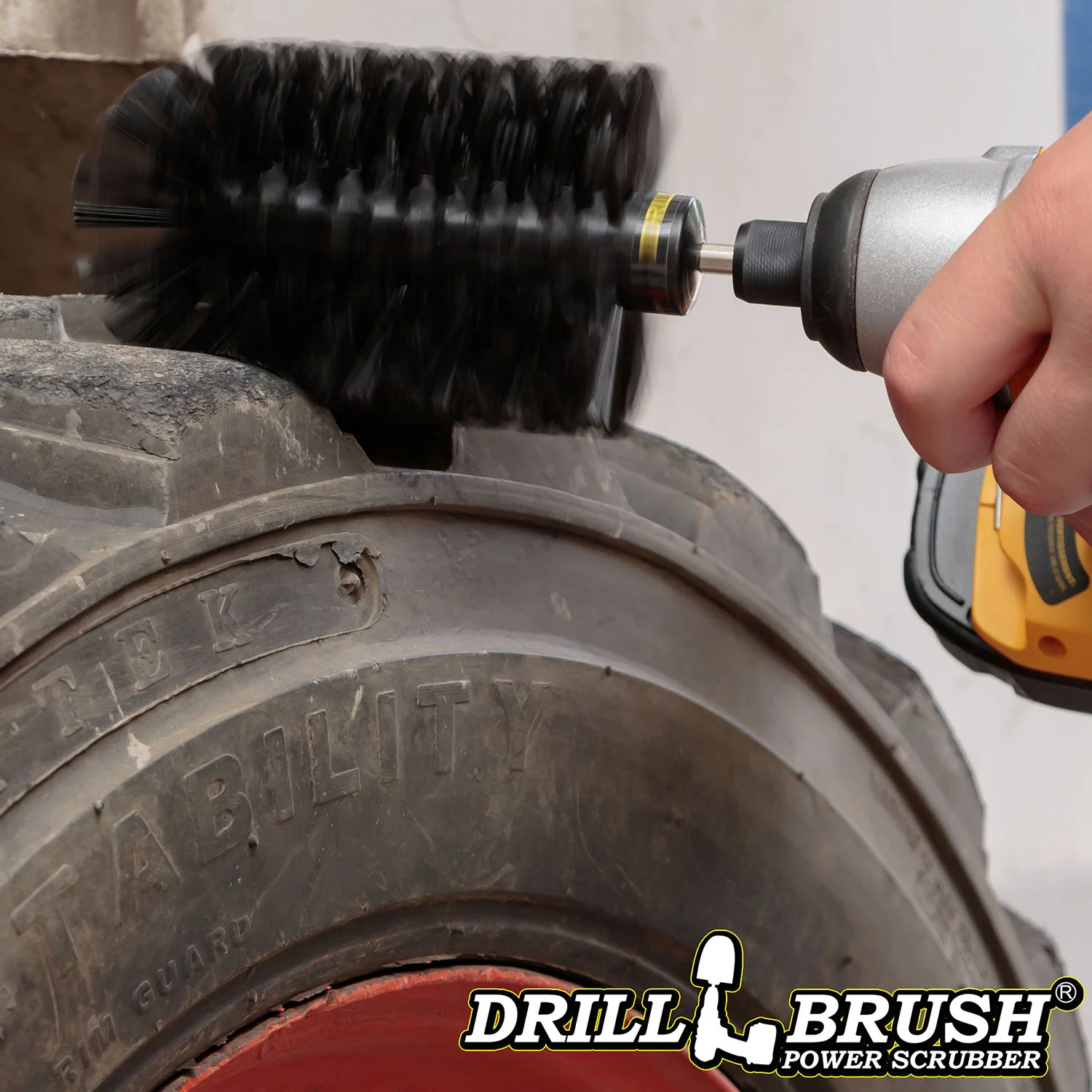 Jumbo Original Black Brush - Ultra Stiff - Heavy Duty Cleaning & Paint Removal | J-S-K-QC-DB - Image 2