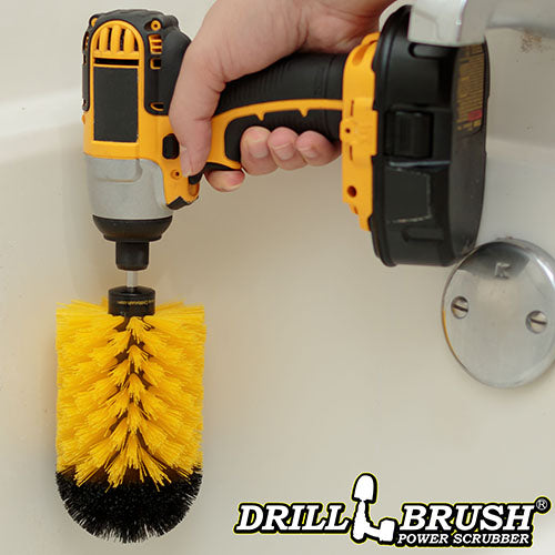 Jumbo Original Yellow Brush - Medium Stiffness - Bullet Shaped - Bathroom & Shower | J-S-Y-QC-DB - Image 2