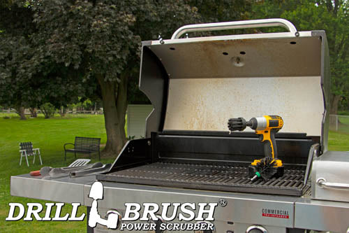 Mini & 2in-L Black Brushes - Ultra Stiff - Heavy Duty & Grill Cleaning | K-MS-2L-QC-DB - Image 6