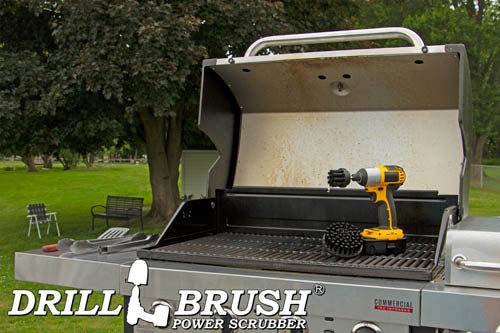 4in & 2in Black Brushes - Ultra Stiff Bristles - Heavy Duty & Grill Cleaning | K-S-42-QC-DB - Image 6