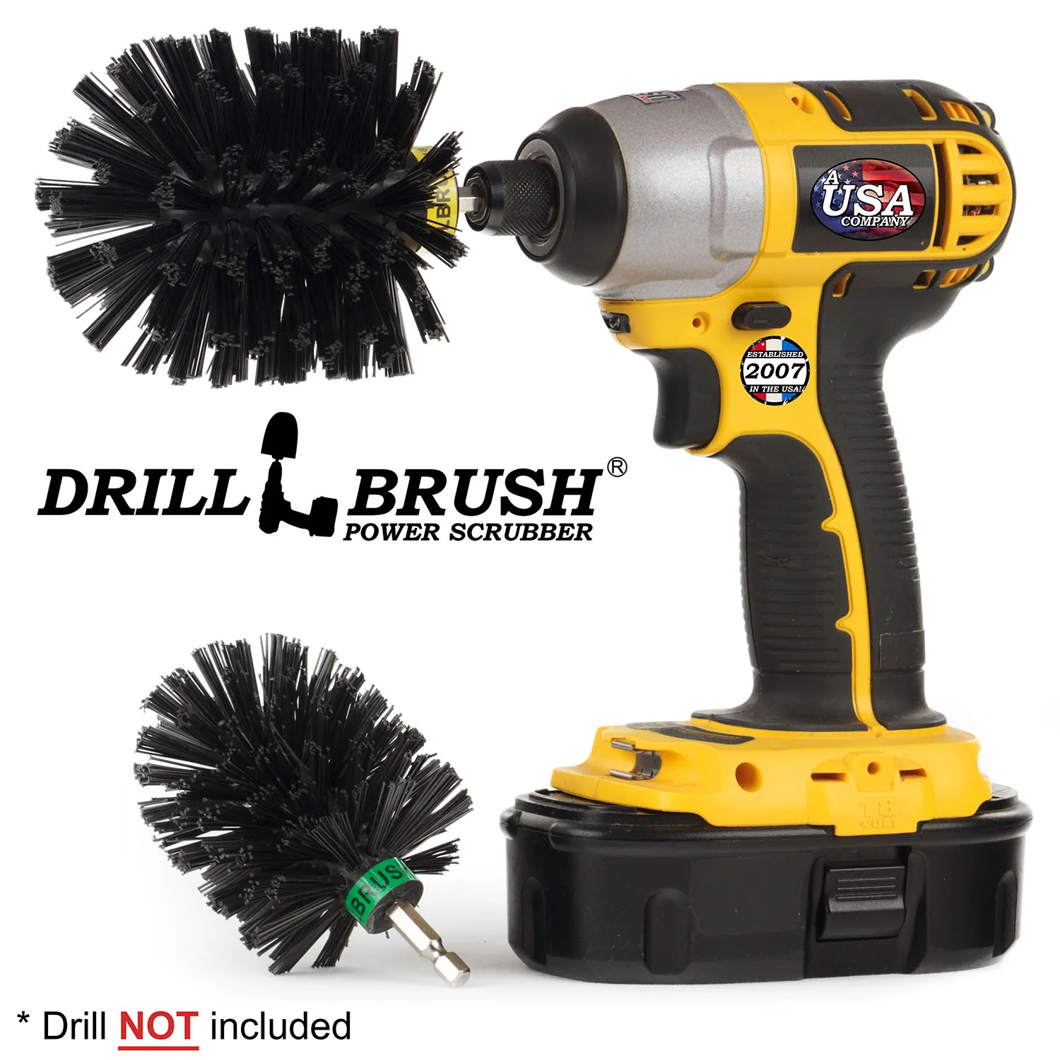 Original & Mini Brushes - Ultra Stiff Bristles - Heavy Duty & Grill Cleaning | K-S-MO-QC-DB - Image 2