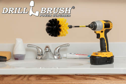 Original Black Brush & 5in Ext. - Medium Stiff - Bathroom Taps & Drains | O-S-Y-5X-QC-DB - Image 5