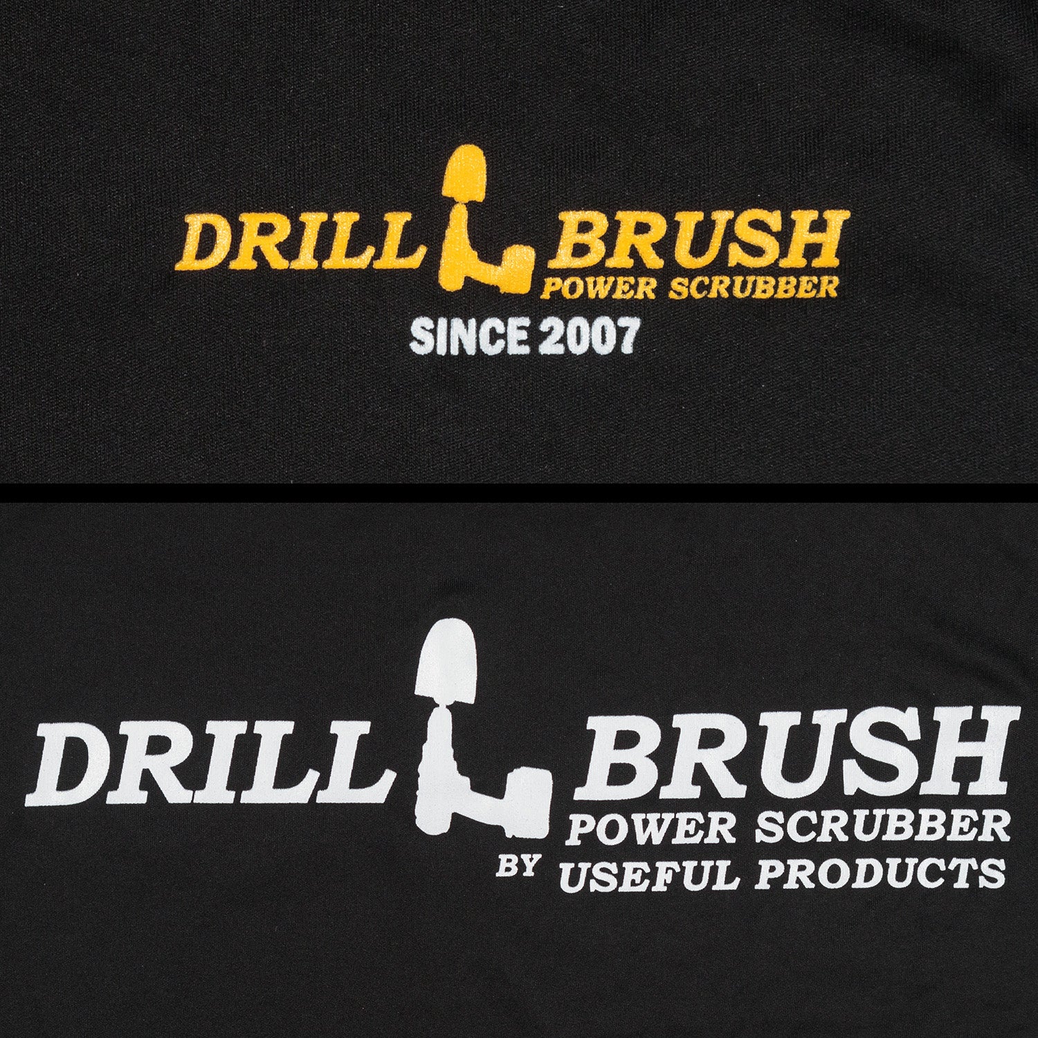 Official Drillbrush Black Polyester Unisex T-Shirt - Large - Image 5