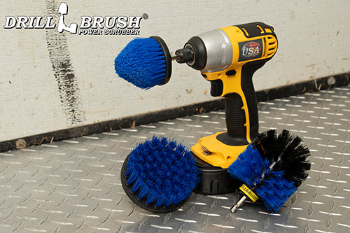 Original, 4in, and Corner Blue Brushes - Medium Bristles - Marine & Pool Cleaning | B-S-4CO-QC-DB - Image 6