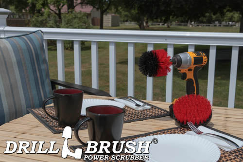 Original & 5in Red Brushes - Stiff Bristles - Outdoor & Patio Cleaning | R-S-5O-QC-DB - Image 6
