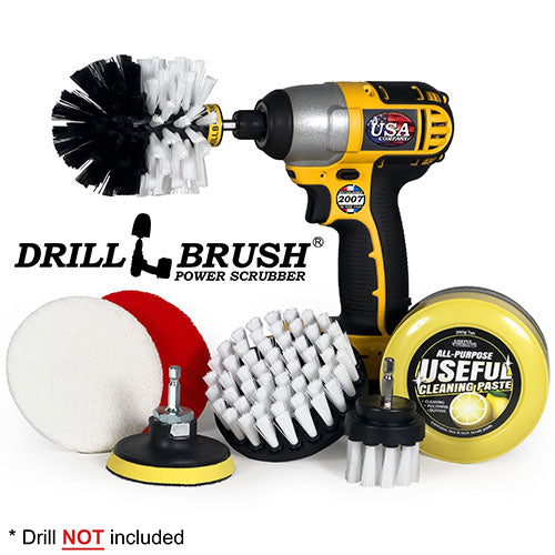 Soft White 4in, 2in Short, & Original Brush Kit with Useful All-Purpose Cleaning Paste Bundle - Soft Bristles - 260g Multi-Purpose Cleaning Paste | W-S-42O-3V-QC-DB-UP1 - Image 2
