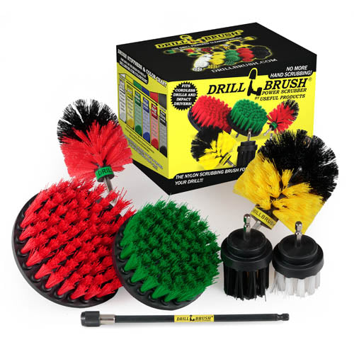 Ultimate Variety Brush Kit w/7in Ext. - Soft, Medium, Stiff, & Ultra Stiff | SW2YOG4R5M-L2K-7X-QC-DB