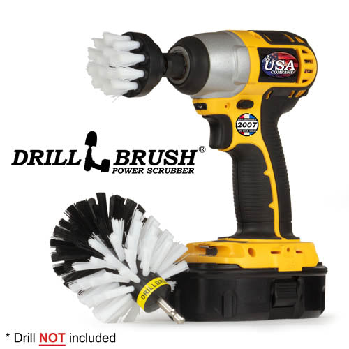 Original & 2in White Brushes - Soft Bristles - Home & Auto Cleaning | W-S-2O-QC-DB - Image 3