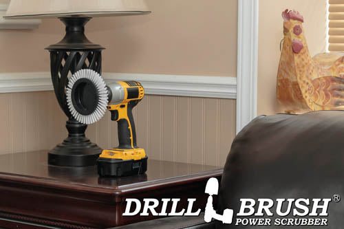 White Edge Brush - Soft Stiffness - Wheel Shaped - Home & Auto | E-S-W-QC-DB - Image 4