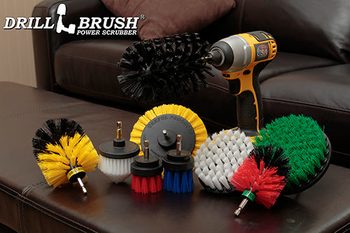 9-piece Variety Brush Kit - Every Stiffness - All Purpose Cleaning | YEO-G5-W4C-R2M-KJS-B2L-QC-DB - Image 6